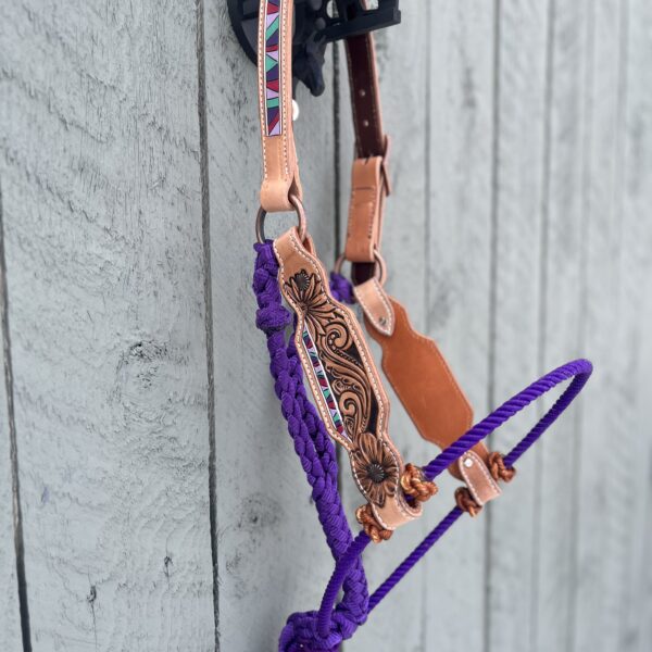 Purple & Copper Hybrid Halter