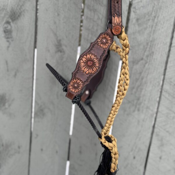 Gold & Black Sunflower Hybrid Halter