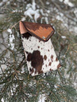 Cowhide Mountain Backcinch Cellphone Holder - Image 3